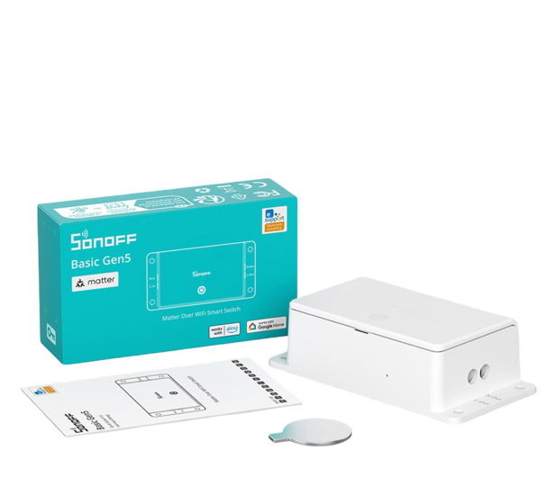 Sonoff Smart przełącznik WiFi Basic R5 Gen5 (10A, Matter) - 1489936 - zdjęcie 5